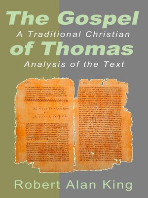 cover image of The Gospel of Thomas